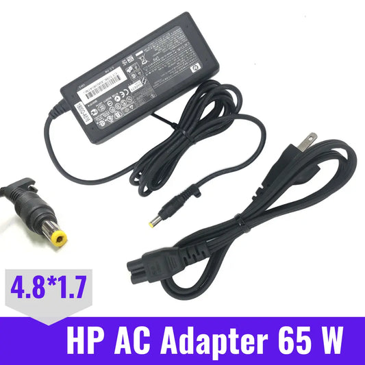 Original HP 65W 18.5V 3.5A Adapter 4.8*1.7 mm for Laptop w/cord