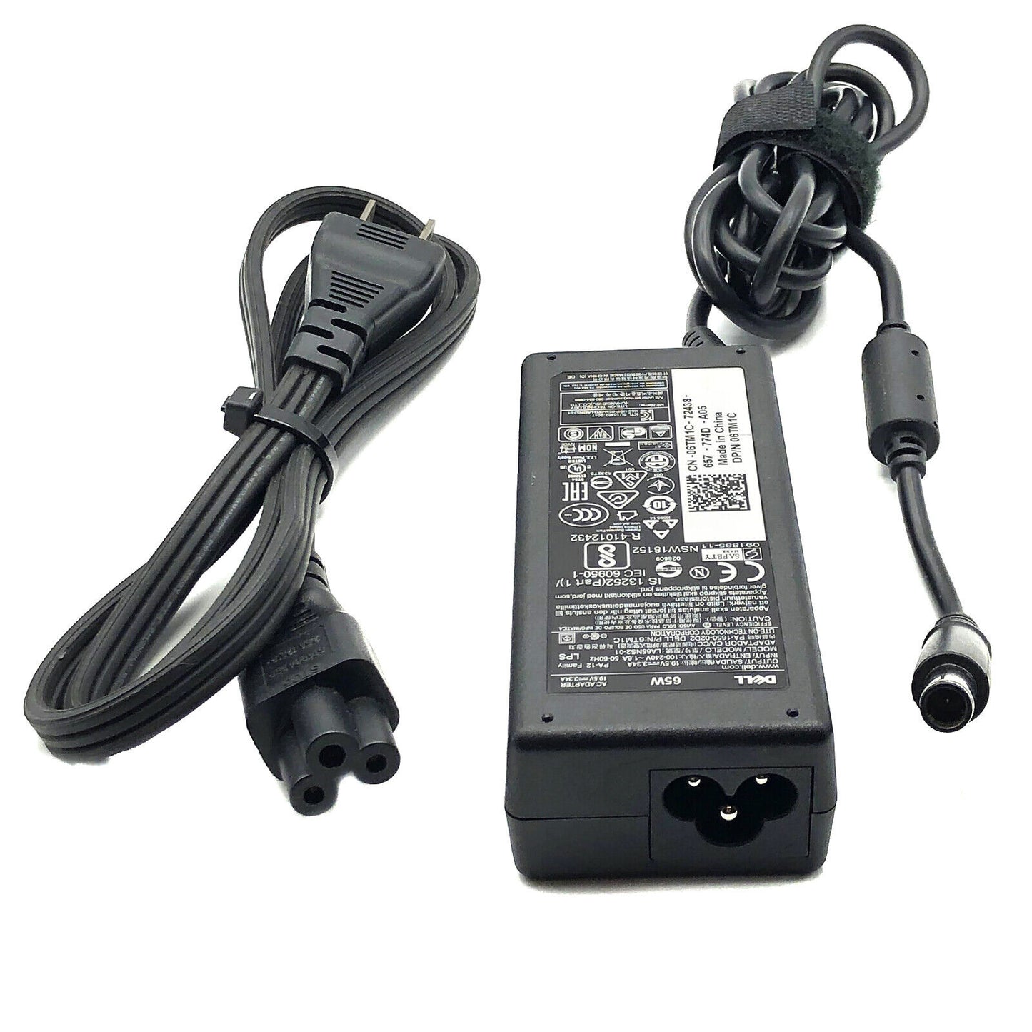 Original 65W Dell LA65NS2-01 AC Power Adapter 19.5V 3.34A Power Supply Charger 7.4*5.0mm w/Cord