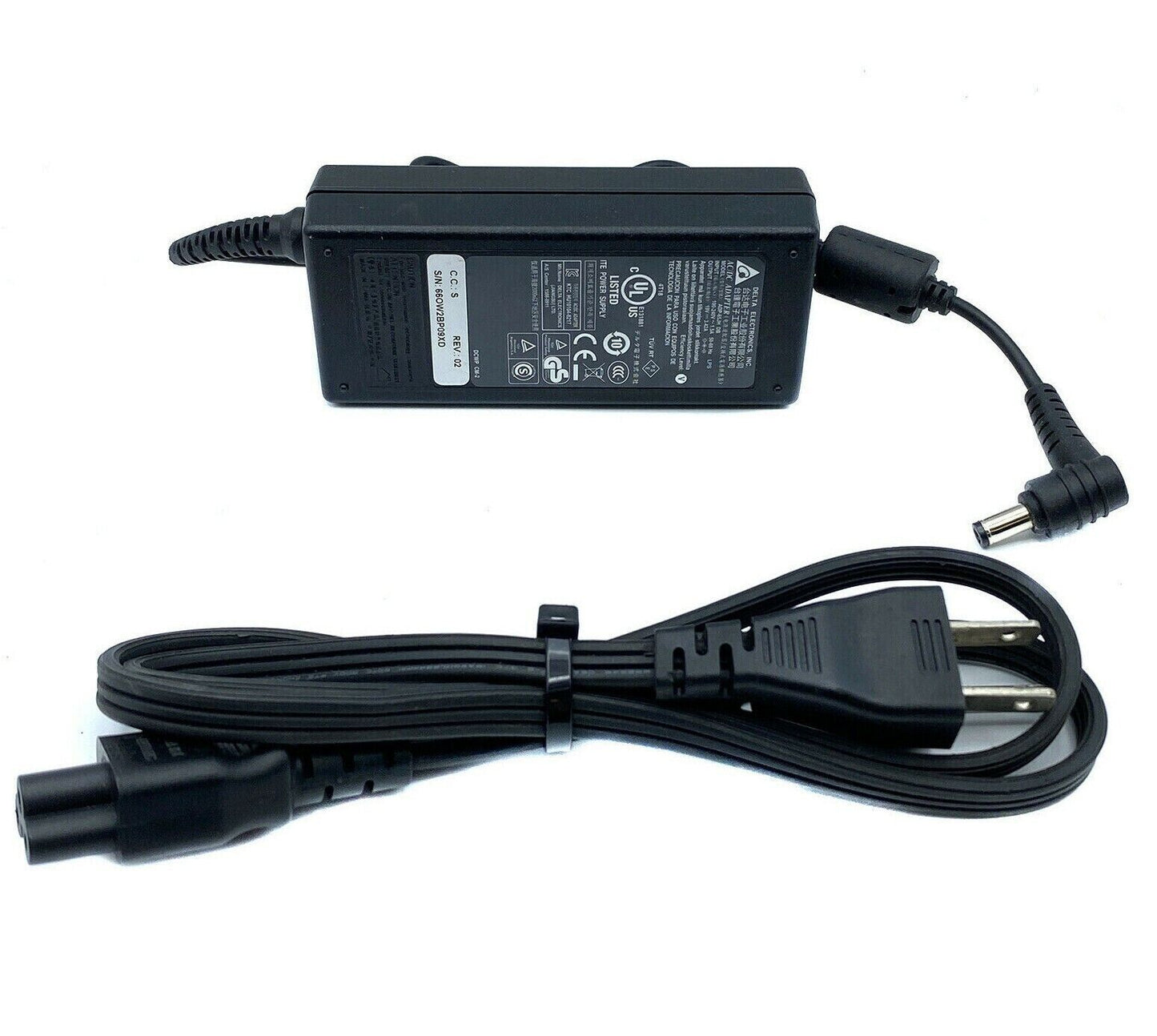 Genuine Delta ADP-65HB BB AC Adapter 19V 3.42A Power Supply 65W 5.5 mm W/Cord OEM