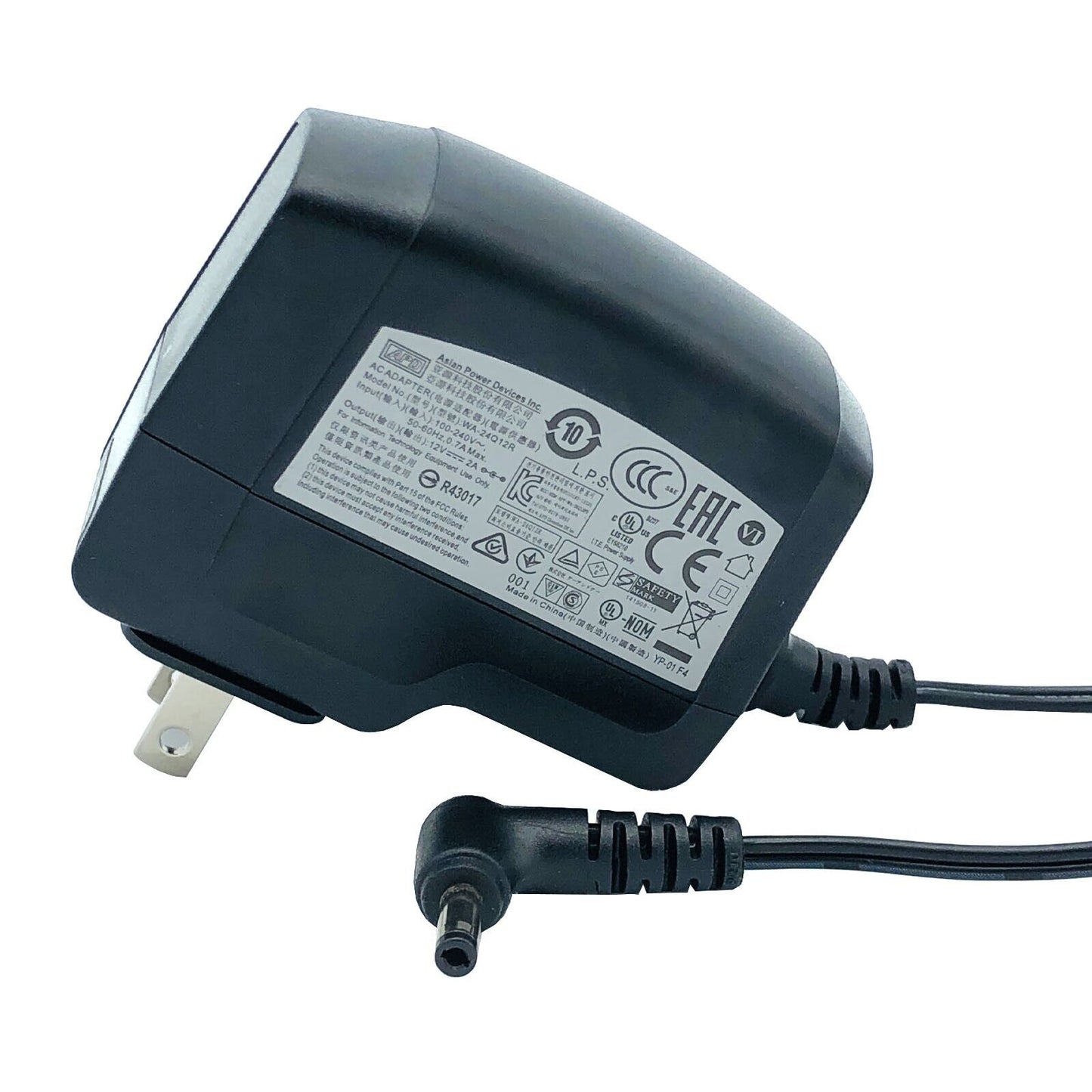 Genuine APD WA-24Q12R AC Power Adapter 12V 2A Power Supply Plug-In 24Watt OEM