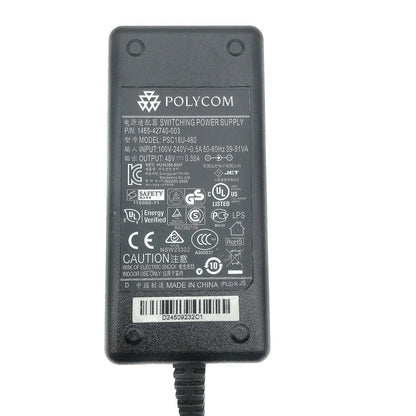 Genuine Polycom 18W AC Adapter 48V 0.38A for IP Phone Charger W/Cord