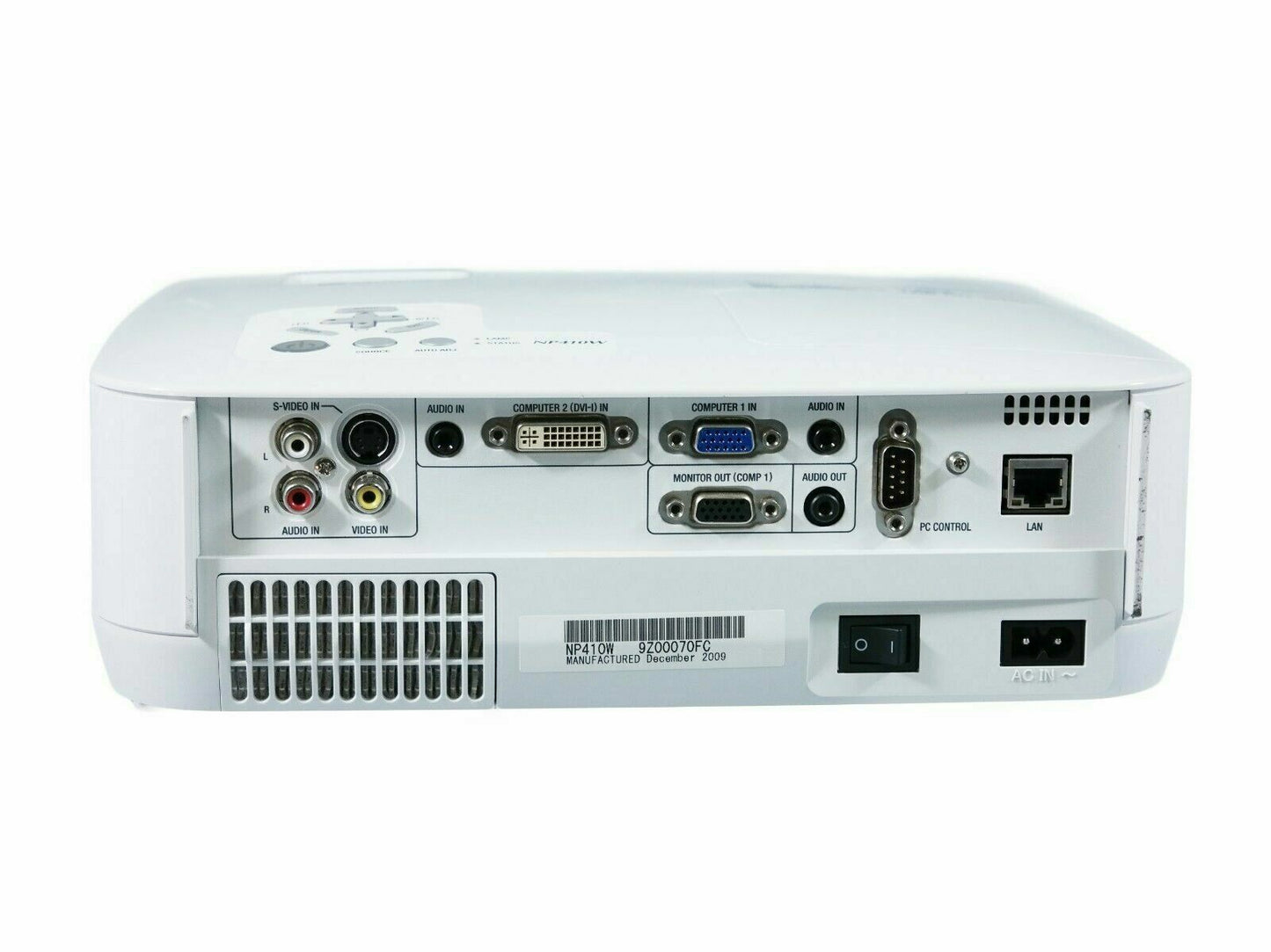 NEC NP410W Portable Projector w/Remote