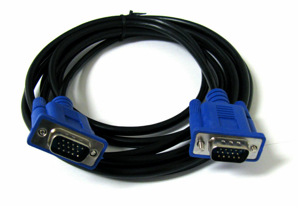 6FT VGA Cable for Projector 15-pin silver connector